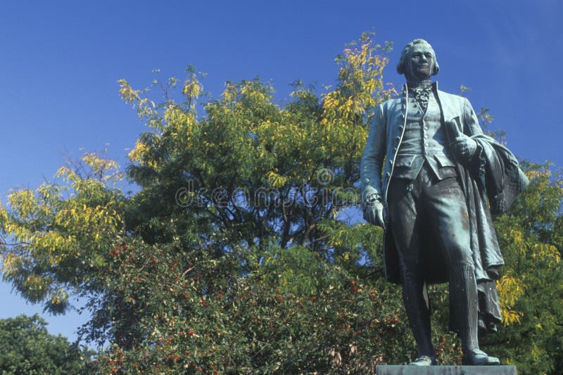 Statua Alexander Hamilton w Paterson, Nowa - bydło