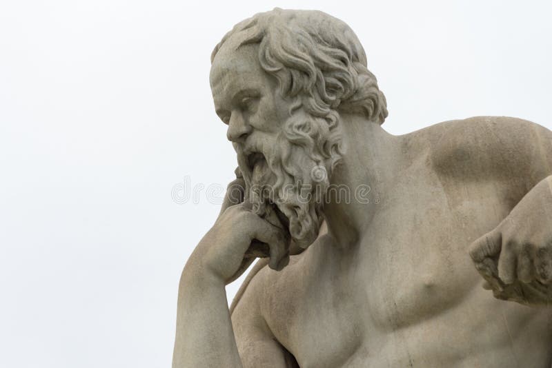Statua classica del philoshopher di Socrates immagini stock libere da diritti Statua classica del philoshopher di Socrates immagini stock libere da diritti