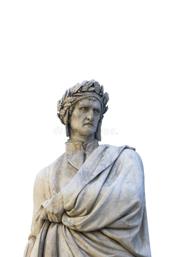 Closeup of the Dante Allighieri monument in Florence. Closeup of the Dante Allighieri monument in Florence
