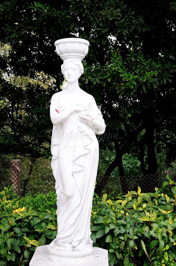 Statua del parco di Yuexiu immagini stock Statua del parco di Yuexiu immagini stock