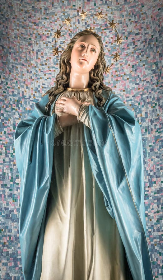 Statua del Virgin Mary fotografia stock Statua del Virgin Mary fotografia stock