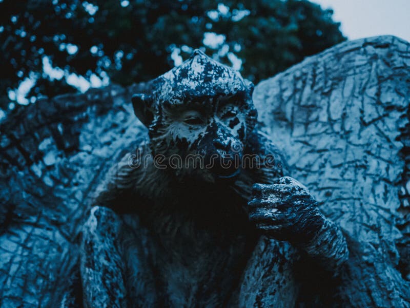 Statua della scimmia immagini stock libere da diritti Statua della scimmia immagini stock libere da diritti