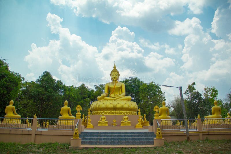 Statua di Buddha, statua di Buddha fotografie stock libere da diritti
