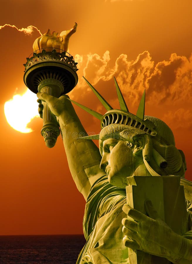 La Statua Della Libertà A New York City Foto Stock - Foto 5
