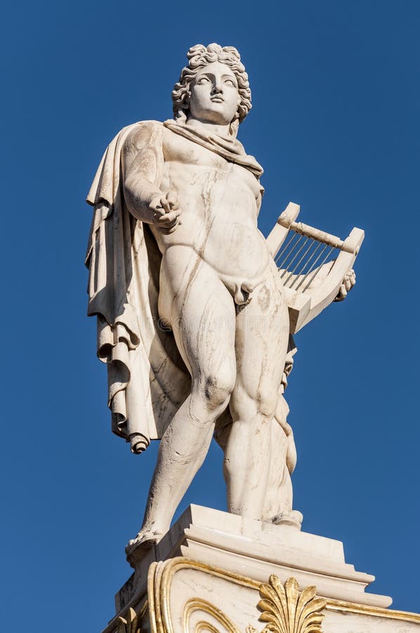 Statua di marmo classica di Apollo immagine stock Statua di marmo classica di Apollo immagine stock