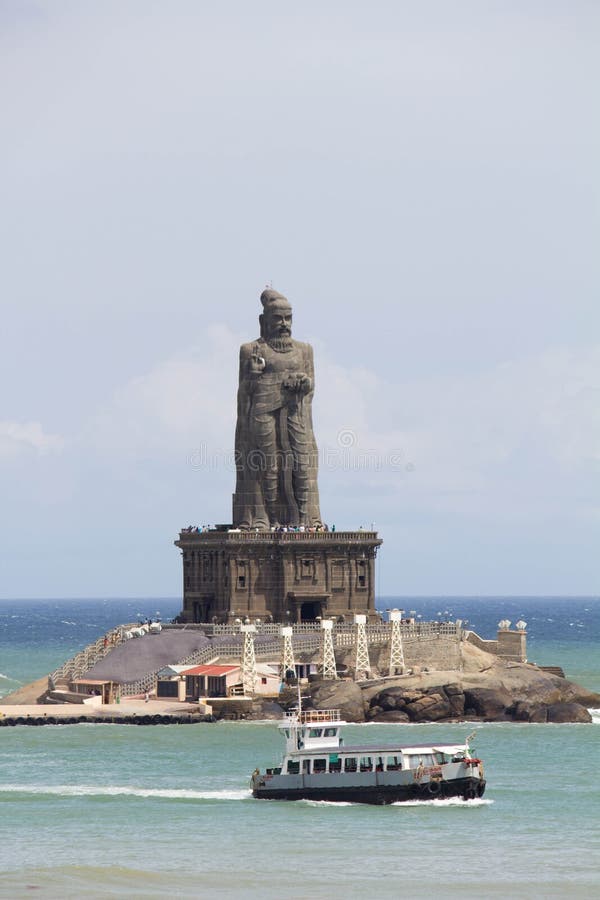 Statua Di Thiruvalluvar Al Kanyakumari Immagine Editoriale Immagine
