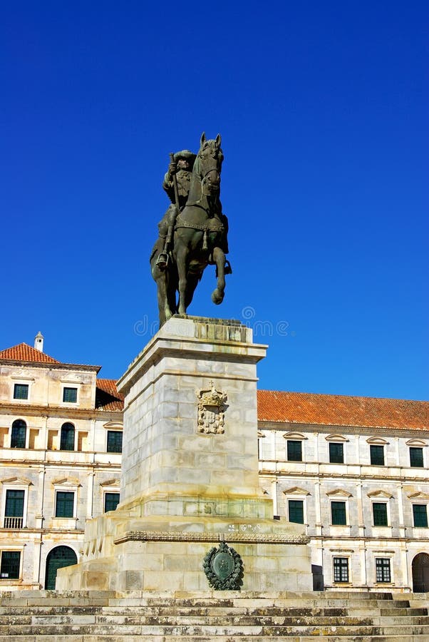 Statua equestrian pałac statua obraz stock