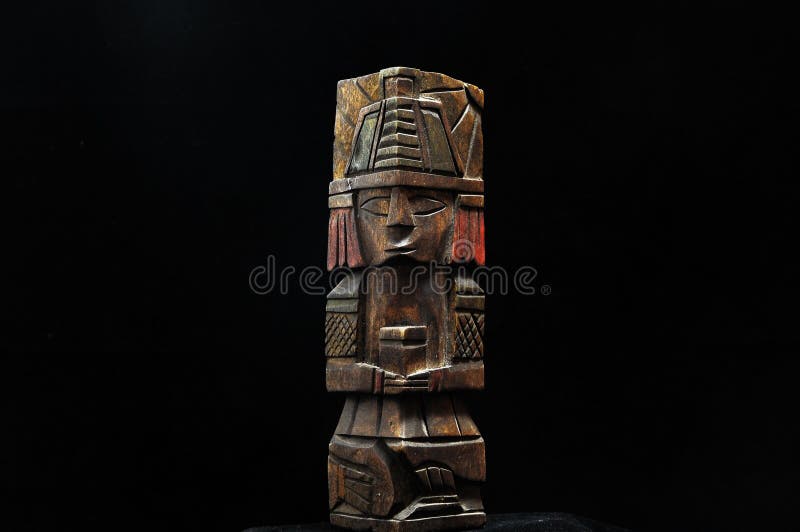 Statua maya antica immagini stock libere da diritti