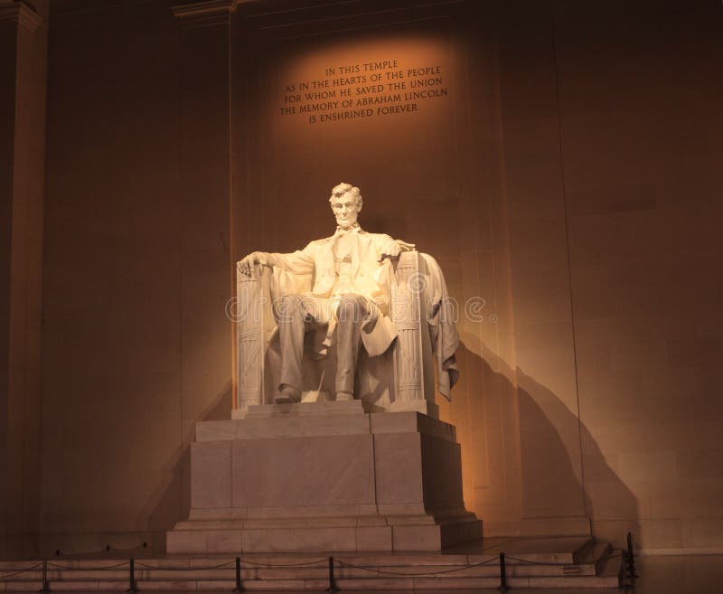 Abraham Lincoln Washington DC Monument royalty free stock photo Abraham Lincoln Washington DC Monument royalty free stock photo