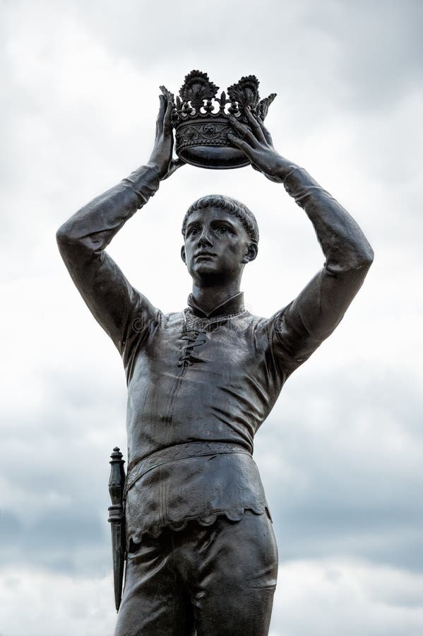 Statue bei Stratford nach Avon lizenzfreies stockbild Statue bei Stratford nach Avon lizenzfreies stockbild