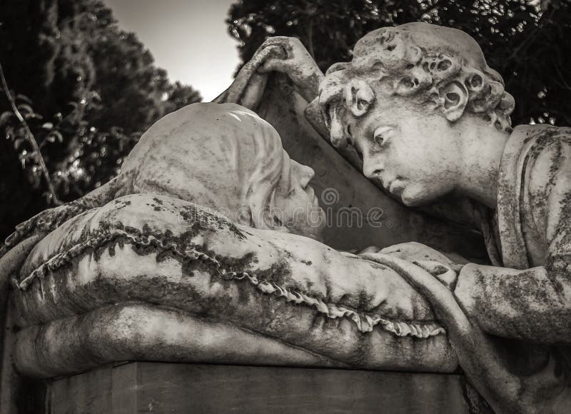 Statue, Black And White, Sculpture, Stone Carving Picture. Image 100652127