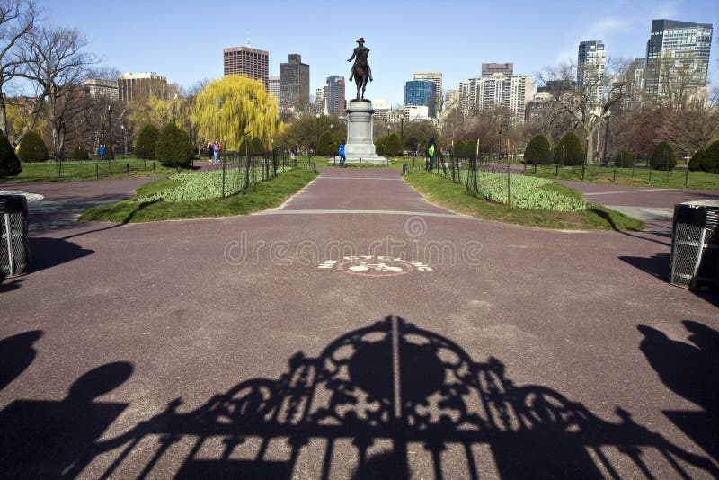 Statue in the Boston Common Public Garden