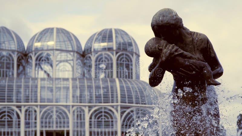 The Statue in Botanical Garden of Curitiba, Brazil