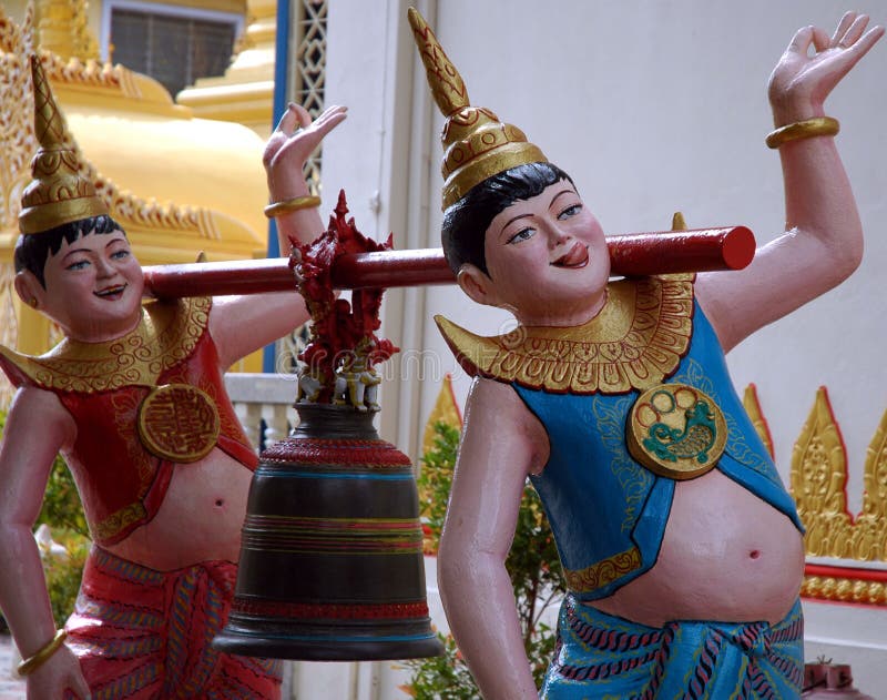 Statue in Burmese Temple