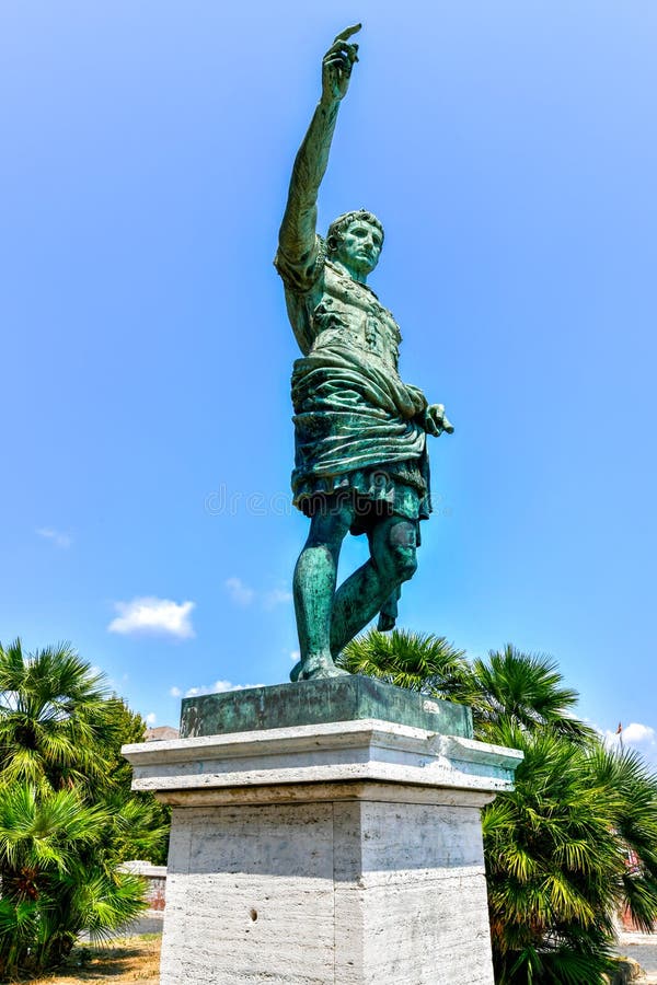 Augustus Statue Naples, Italy Stock Photo Image of ancient, empire