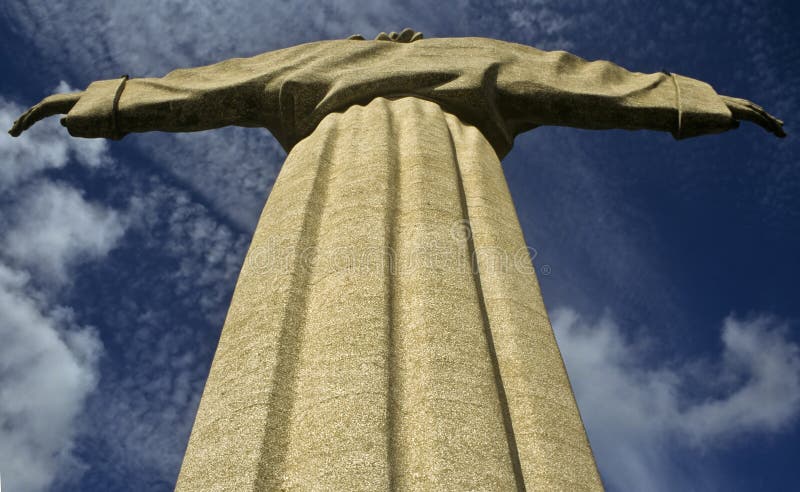 The statue of Christ the redeemer with open arms Stock Photo - Alamy