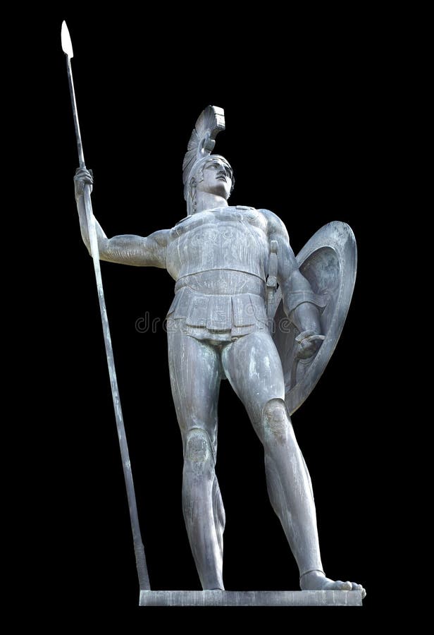 Statue d'Achilles d'isolement