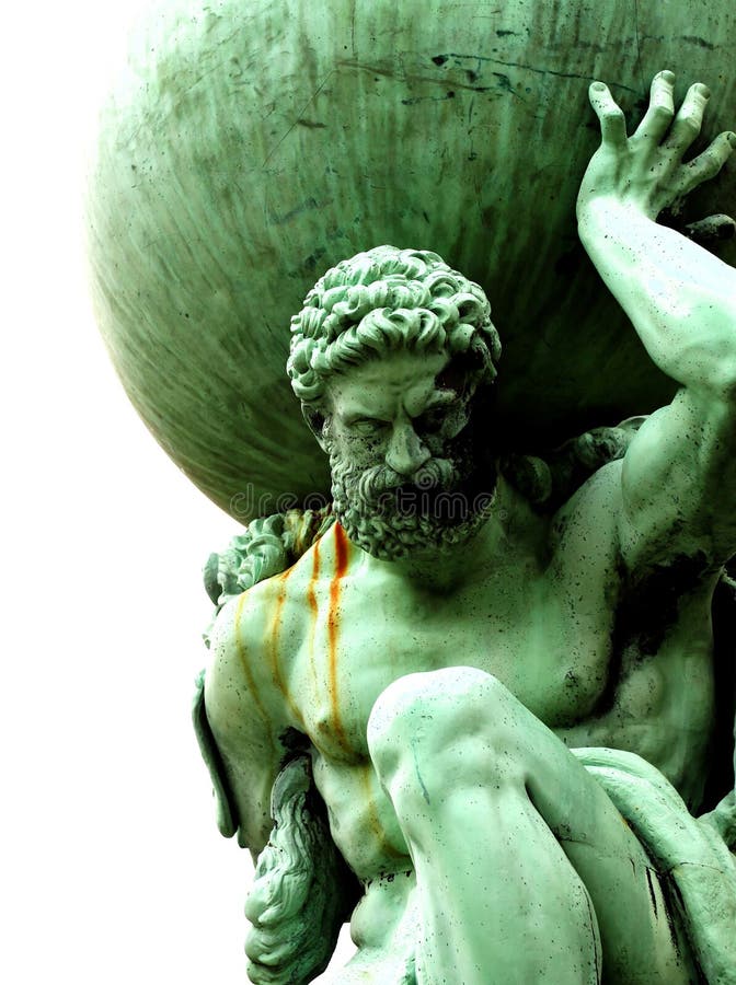 Statue d'atlas image stock Statue d'atlas image stock