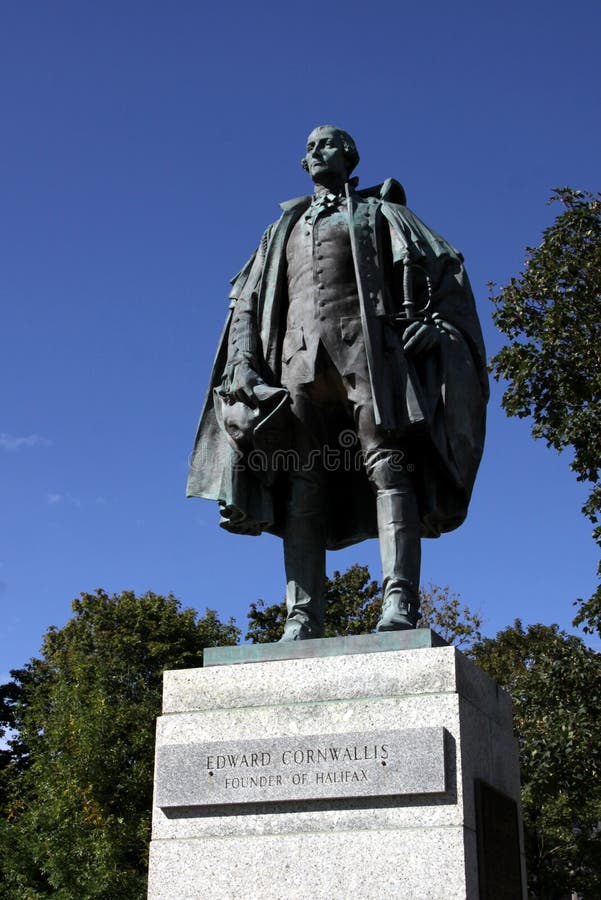 Statue d'Edouard Cornwallis photographie stock Statue d'Edouard Cornwallis photographie stock