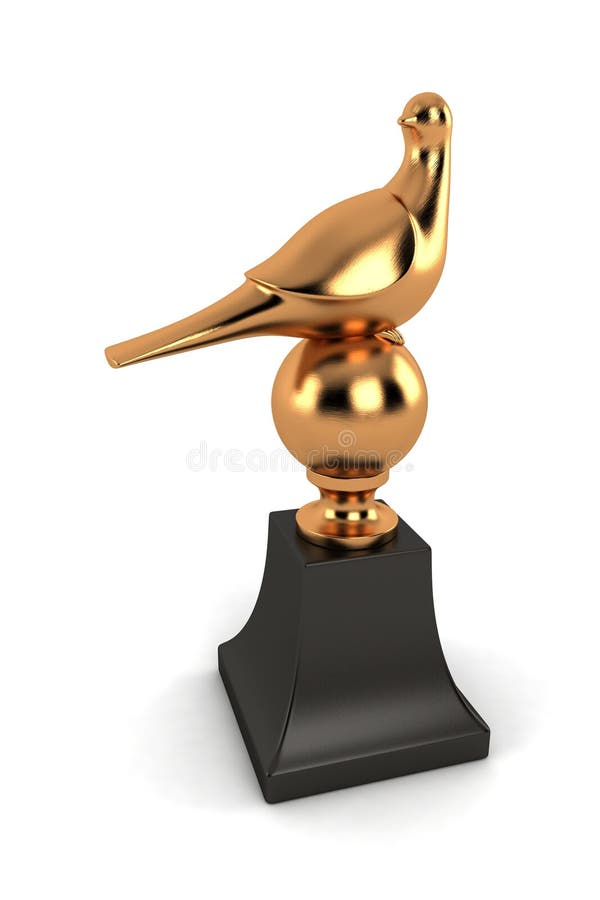 Statue d'oiseau illustration stock Statue d'oiseau illustration stock