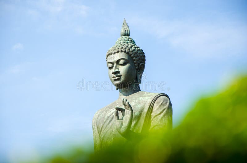 Statue de Bouddha à la paix photo stock Statue de Bouddha à la paix photo stock