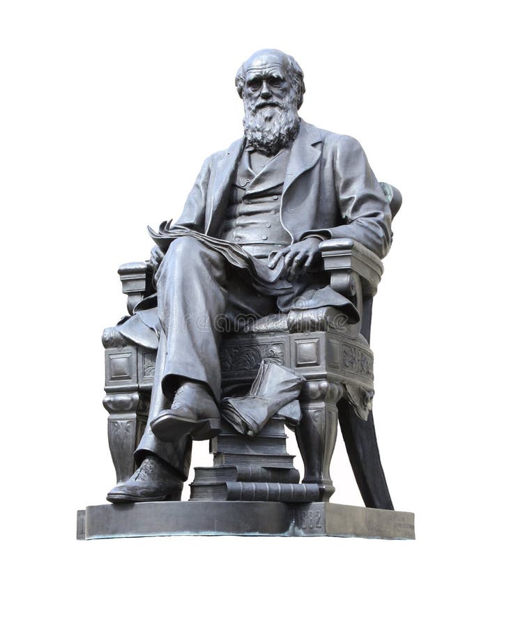 Statue de Darwin photos stock Statue de Darwin photos stock