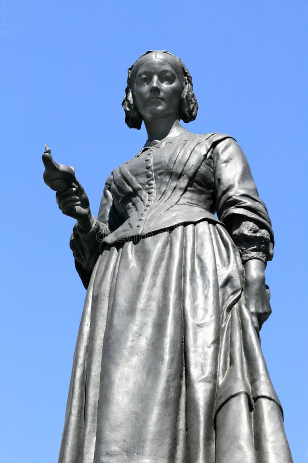 Statue de Florence Nightingale images libres de droits Statue de Florence Nightingale images libres de droits