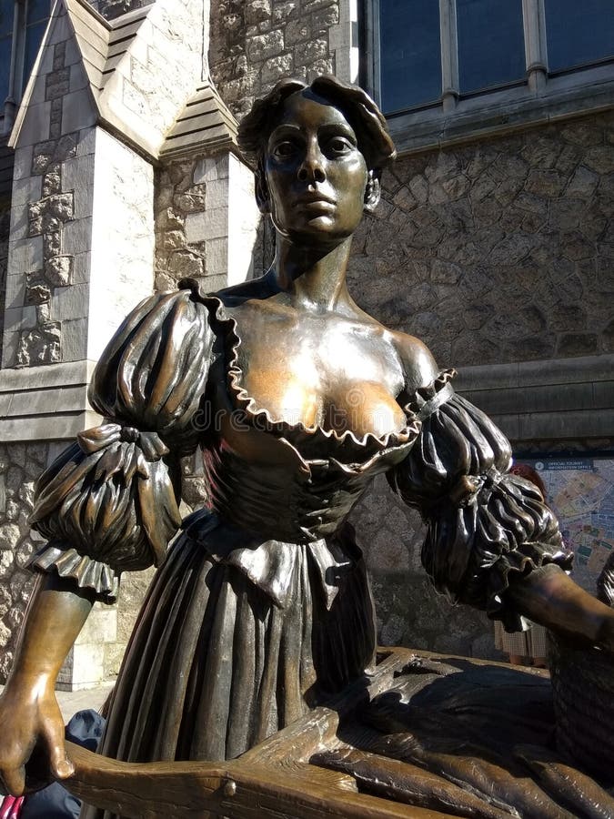 Statue De Molly Malone, Dublin, Irlande Image éditorial Image du