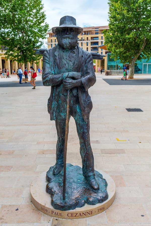 Statue De Paul Cezanne Impressionniste à
