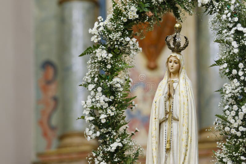 Unsere Dame Von Fatima Stockbild Bild Von Heilig Europa 103234973