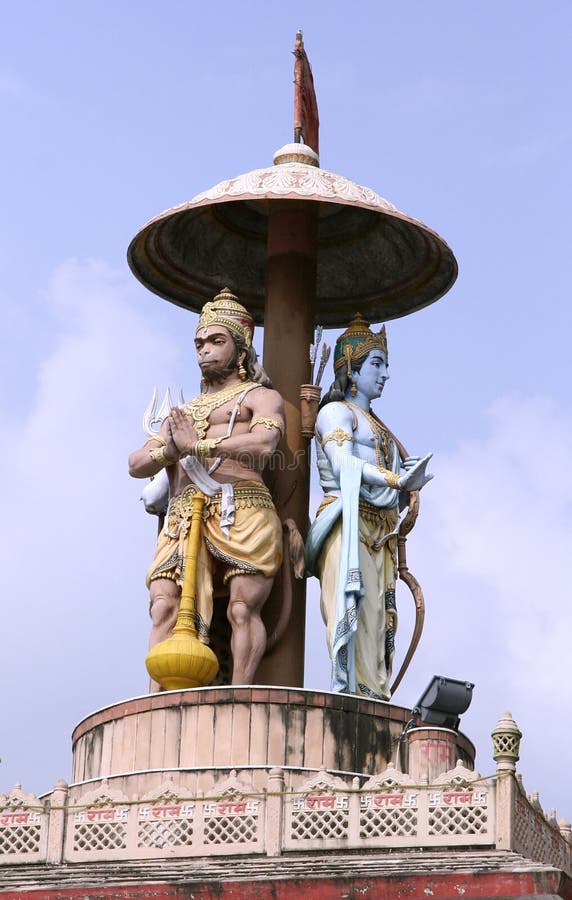 Statue of lord Ram and hanuman, rishikesh, india. Statue of lord Ram and hanuman, rishikesh, india