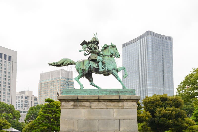 Statue Des Grands Samouraïs Kusunoki Masashige, Samouraï Japonais