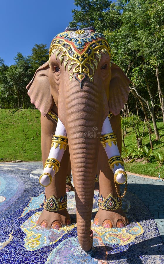 Statue elephant stock photo. Image of tourism, religion 81073164