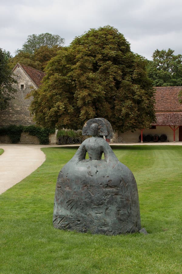 Statue en bronze abstraite photo stock Statue en bronze abstraite photo stock