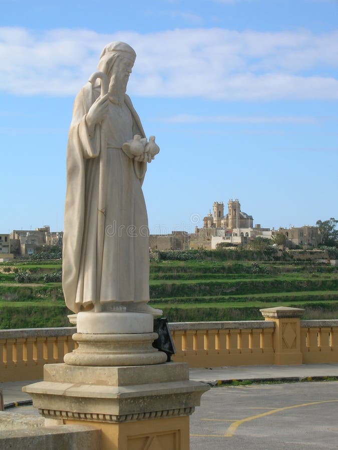Statue in Gozo stock photo. Image of gozo, blue, opera 119217316