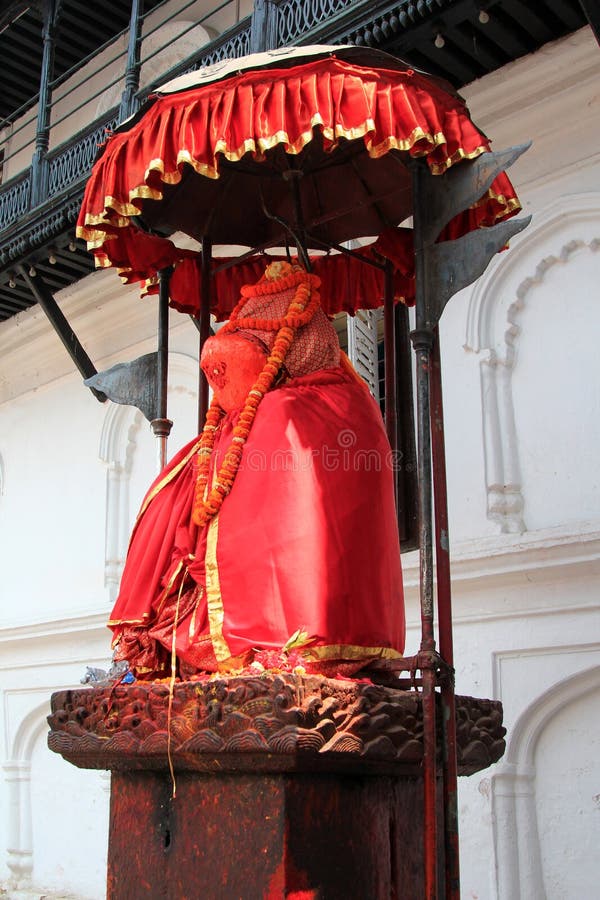 A statue of Hanuman at the old Royal Palace in Kathmandu