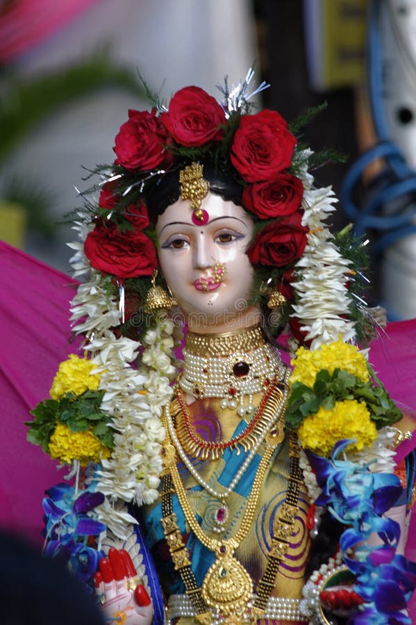 Goddess Gauri Stock Photos - Free & Royalty-Free Stock Photos from  Dreamstime