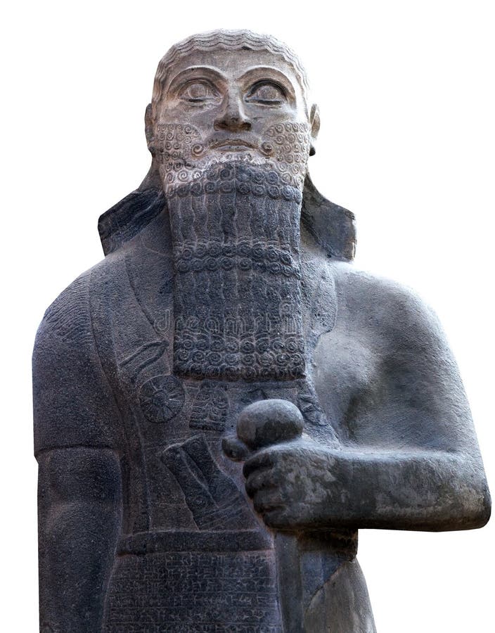 Statue of a king Shalmaneser III in Istanbul, Turkey royalty free stock photo Statue of a king Shalmaneser III in Istanbul, Turkey royalty free stock photo