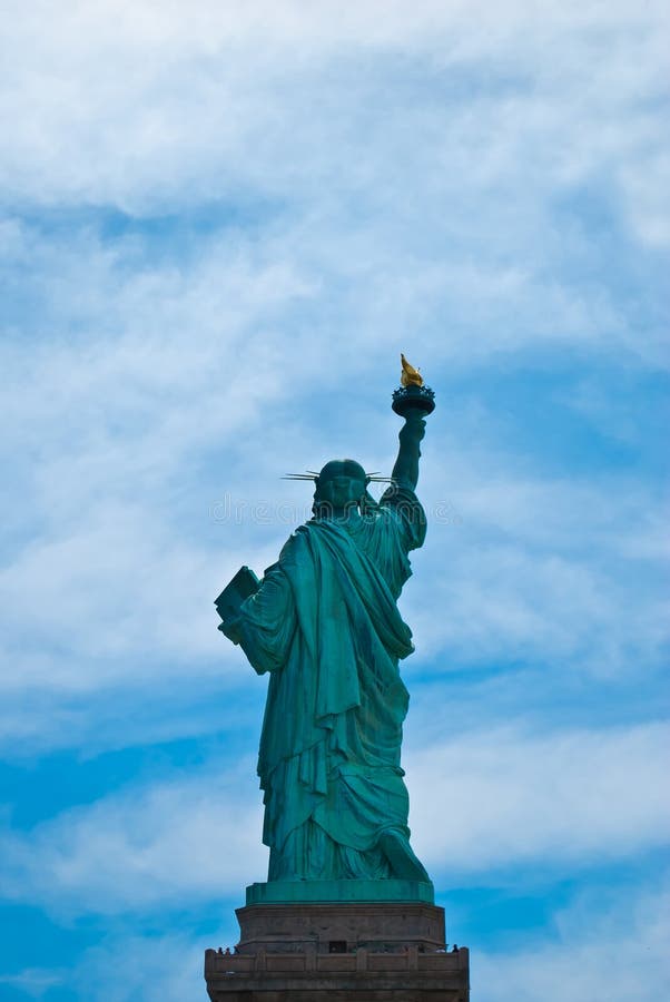 Statue of Liberty stock image. Image of torch, tourism 22350655