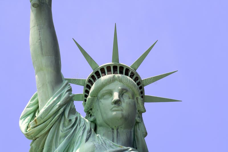 Statue of Liberty s Torch stock image. Image of close - 2614817