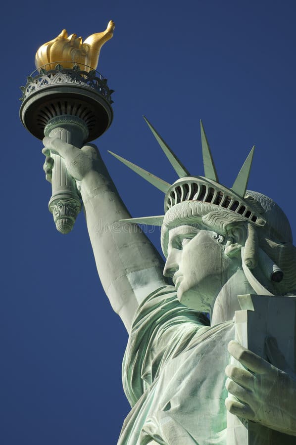 statue of liberty crown and torch