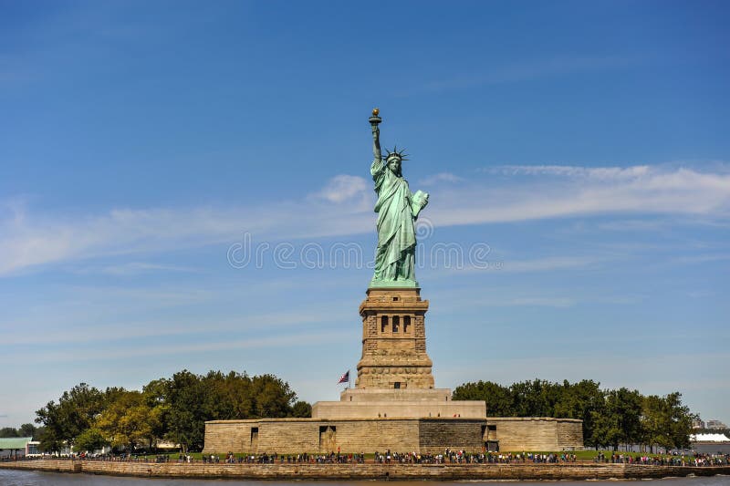 Statue of Liberty in New York City stock image Statue of Liberty in New York City stock image