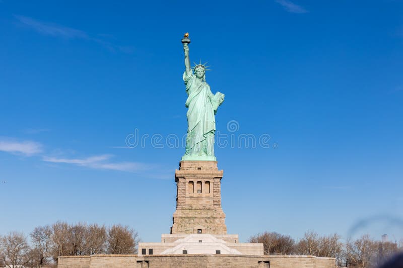 Statue of Liberty in New York Stock Photo Image of patriotism