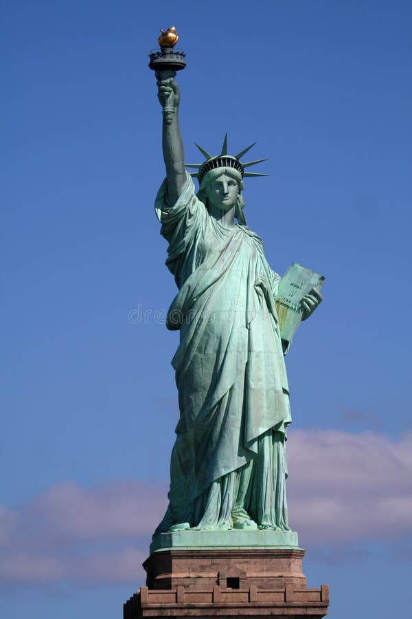 Statue of liberty on stand