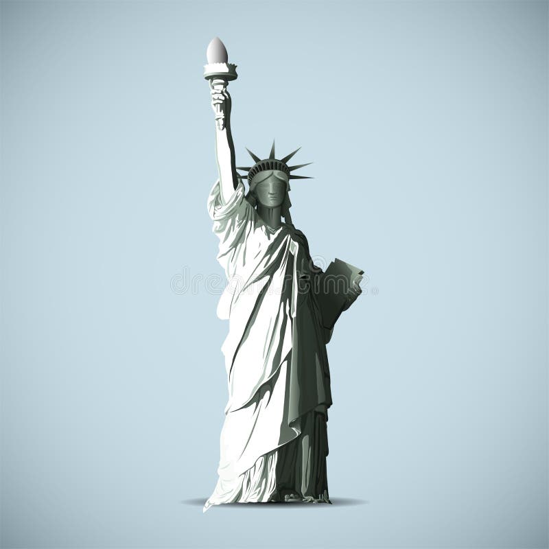 statue of liberty silhouette free