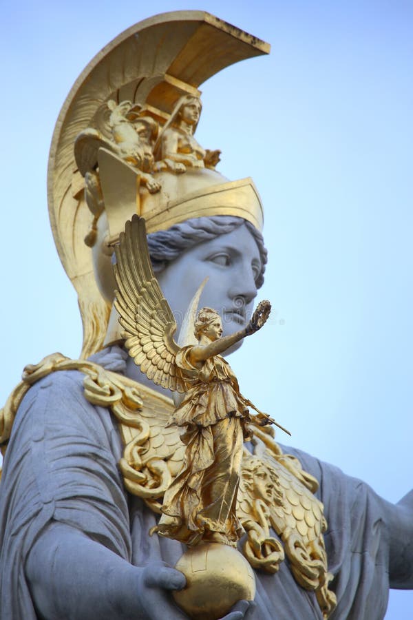 Statue Of Pallas Athena In Vienna, Austria Stock Photo - Image: 60307756