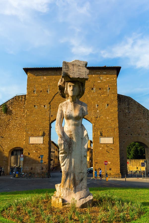 Porta Romana - Roman Gate - in Florence - Firenze - with Huge