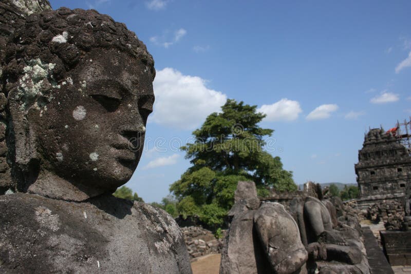 Statue in Plaosan temple, Klaten