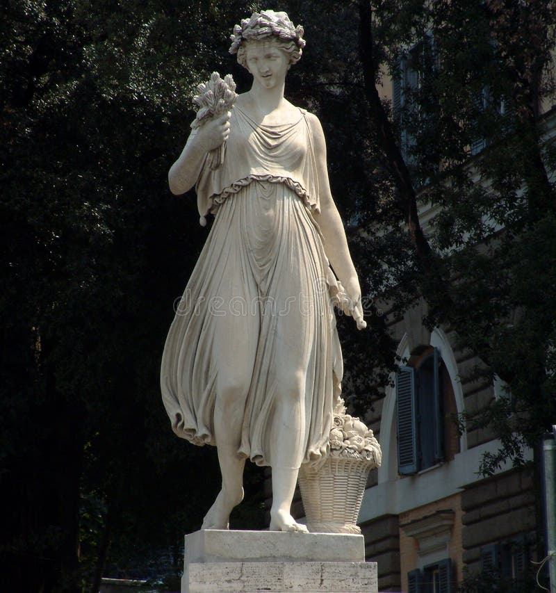 Statue romaine photo stock. Image du rome, historique, central 30152