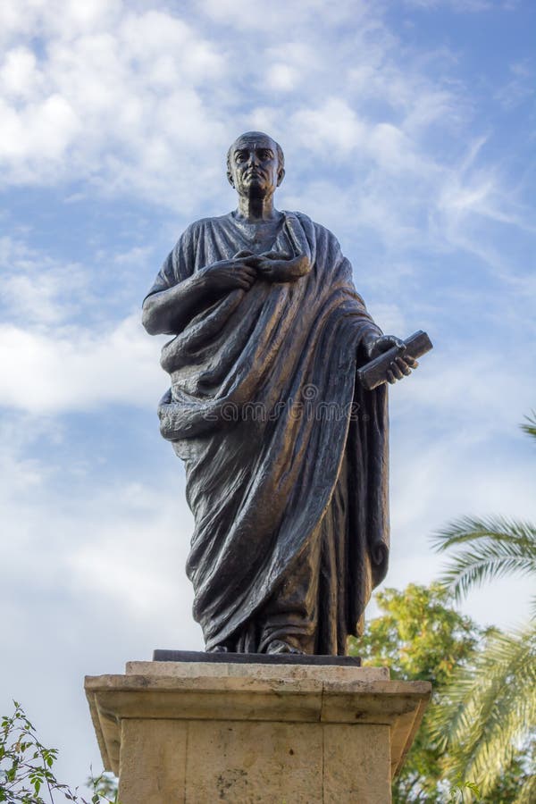 Statue of Seneca in Cordoba Stock Photo Image of cordoba, seneca